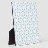 Sky Blue Pinwheels Fotoplatte (Seite)
