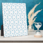 Sky Blue Pinwheels Fotoplatte (Seite)