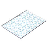 Sky Blue Pinwheels Notizblock (Linke Seite)