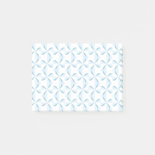 Sky Blue Pinwheels Post-it Klebezettel (Vorderseite)