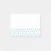 Sky Blue Pinwheels Post-it Klebezettel (Vorderseite)