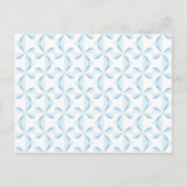 Sky Blue Pinwheels Postkarte (Vorderseite)