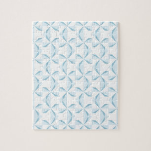 Sky Blue Pinwheels Puzzle
