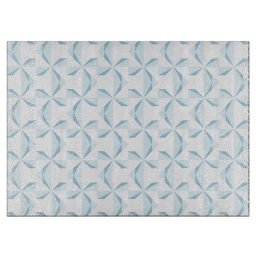 Sky Blue Pinwheels Schneidebrett (Vorderseite)
