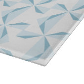 Sky Blue Pinwheels Schneidebrett (Ecke)