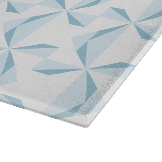 Sky Blue Pinwheels Schneidebrett (Ecke)