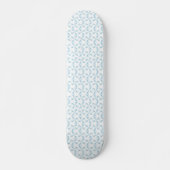 Sky Blue Pinwheels Skateboard (Vorne)