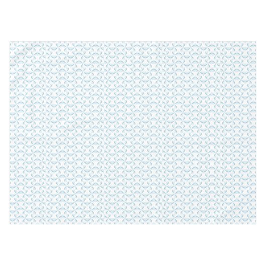 Sky Blue Pinwheels Tischdecke (Vorderseite (Horizontal))