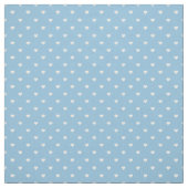 Sky Blue Polka Dot Hearts Stoff (Muster)