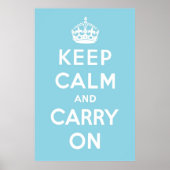 Sky Blue Poster (Vorne)