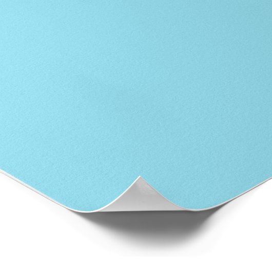 Sky Blue Poster (Ecke)