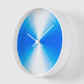 Sky Blue Radiant Contemporary Uhr (Winkel)