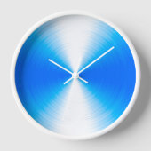 Sky Blue Radiant Contemporary Uhr (Vorderseite)