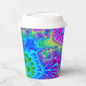 Sky Blue Rainbow Melt Pappbecher (Links)