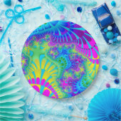 Sky Blue Rainbow Melt Pappteller (Party)