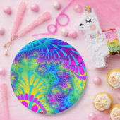 Sky Blue Rainbow Melt Pappteller (Party)