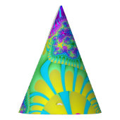 Sky Blue Rainbow Melt Partyhütchen (Links)