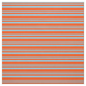 Sky Blue & Red Colored Lines Stoff (Muster)