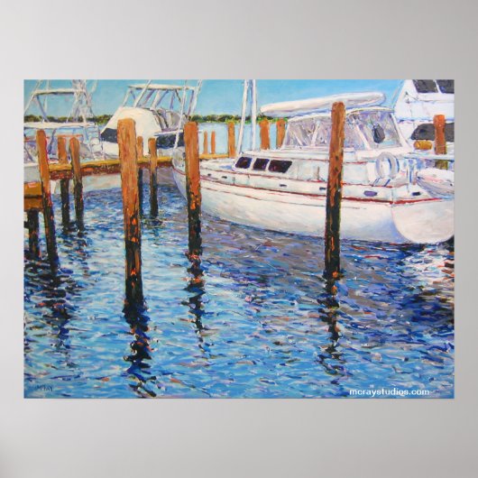 "Sky Blue Reflections" Poster (Vorne)