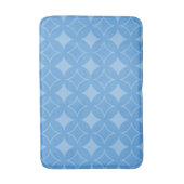 Sky Blue Shippo Muster Badematte (Vorderseite Vertikal)