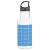 Sky Blue Shippo Muster Edelstahlflasche (Vorderseite)