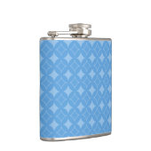 Sky Blue Shippo Muster Flachmann (Rechts)