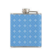 Sky Blue Shippo Muster Flachmann (Rückseite)