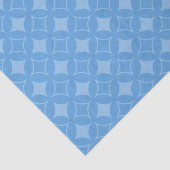 Sky Blue Shippo Muster Seidenpapier (Ausschnitt)
