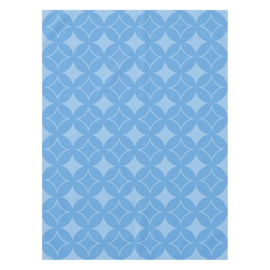 Sky Blue Shippo Muster Tischdecke (Vorderseite)