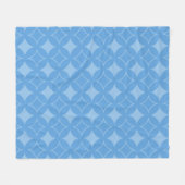 Sky blue shippo pattern fleecedecke (Vorderseite (Horizontal))