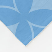 Sky blue shippo pattern fleecedecke (Ecke)