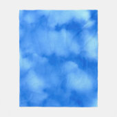 Sky Blue Sky, Fleece Blanket, Mittel 50" x 60" (Vorderseite)