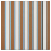 Sky Blue, Slate Gray, Brown, Light Cyan und Black Stoff (Muster)