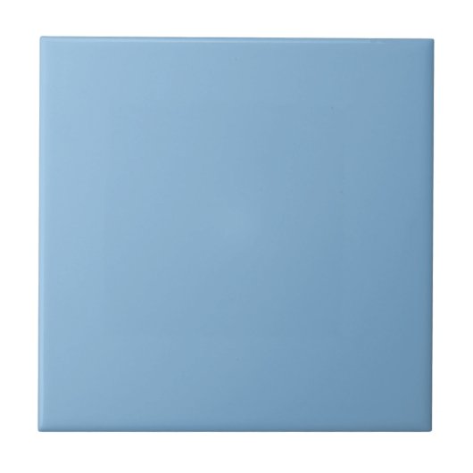 Sky Blue Solid Color | #85b5da Fliese (Vorderseite)