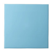 Sky Blue Solid Color | Classic | elegant Fliese (Vorderseite)