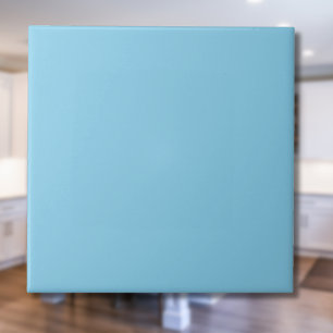 Sky Blue Solid Color Classic elegant Fliese