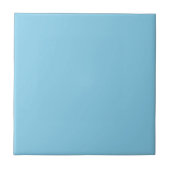 Sky Blue Solid Color Fliese (Vorderseite)