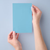 Sky Blue Solid Color Flyer (Handgriff)