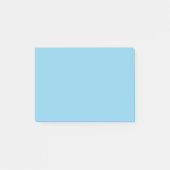 Sky Blue Solid Color Post-it Klebezettel (Vorderseite)
