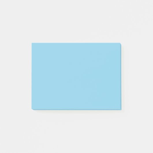 Sky Blue Solid Color Post-it Klebezettel (Vorderseite)