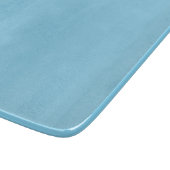 Sky Blue Solid Color Schneidebrett (Ecke)
