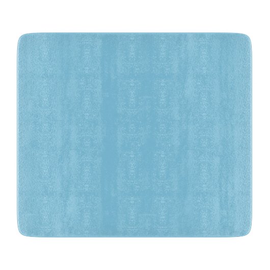 Sky Blue Solid Color Schneidebrett (Vorderseite)