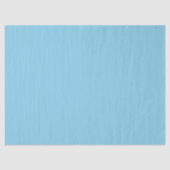 Sky Blue Solid Color Seidenpapier (Vorderseite)