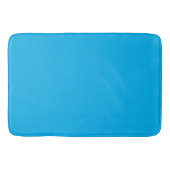 Sky Blue: Solide Farbe Badematte (Vorderseite)