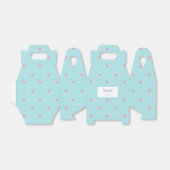 Sky Blue - Springtime Bunnies Gefallen Box Geschenkschachtel (Ungefaltet)