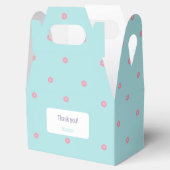 Sky Blue - Springtime Bunnies Gefallen Box Geschenkschachtel (Geöffnet)