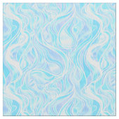 Sky Blue Stated Glass Abstrakt Stoff (Nahaufnahme)