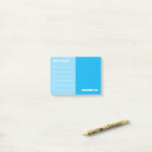 Sky Blue To Do & Remember Notes Post-it Klebezettel (Auf Schreibtisch)