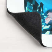 Sky Blue Topaz Cushion Gemstone Mousepad (Ecke)