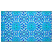 Sky Blue und Cobalt Batik Mandala Muster Stoff (Fat Quarter (45,7 x 55,9 cm))